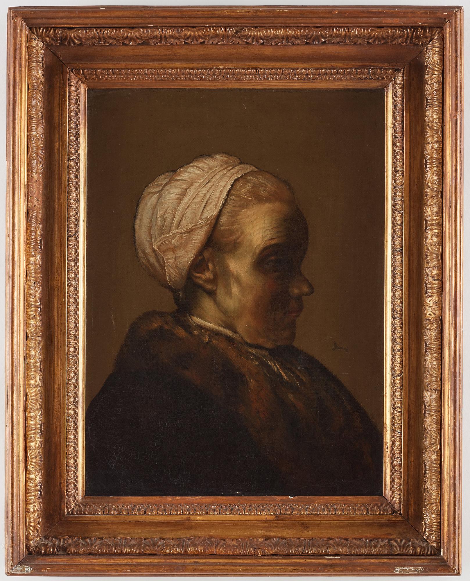 AERT DE GELDER, tillskriven. Uppfodrad duk 50 x 38 cm.