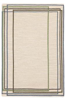 CARPET. Flat weave. 247 x 164 cm. Sweden 1950s-60s. Possibly designed by Ingrid Dessau.