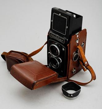 KAMERA, Rolleiflex, Franke & Heidecke, Braunschweig, 1900-talets första hälft.