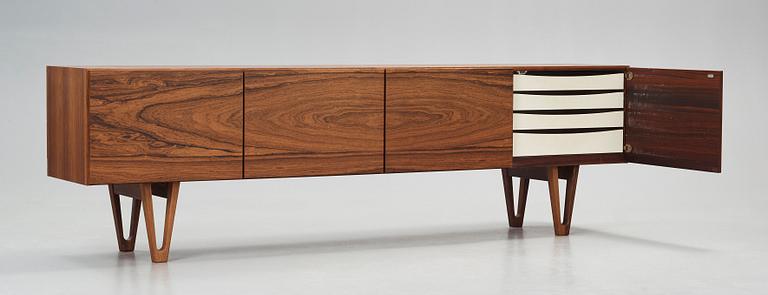 An Ib Kofod Larsen palisander sideboard, Säffle Möblefabrik Sweden 1960's.