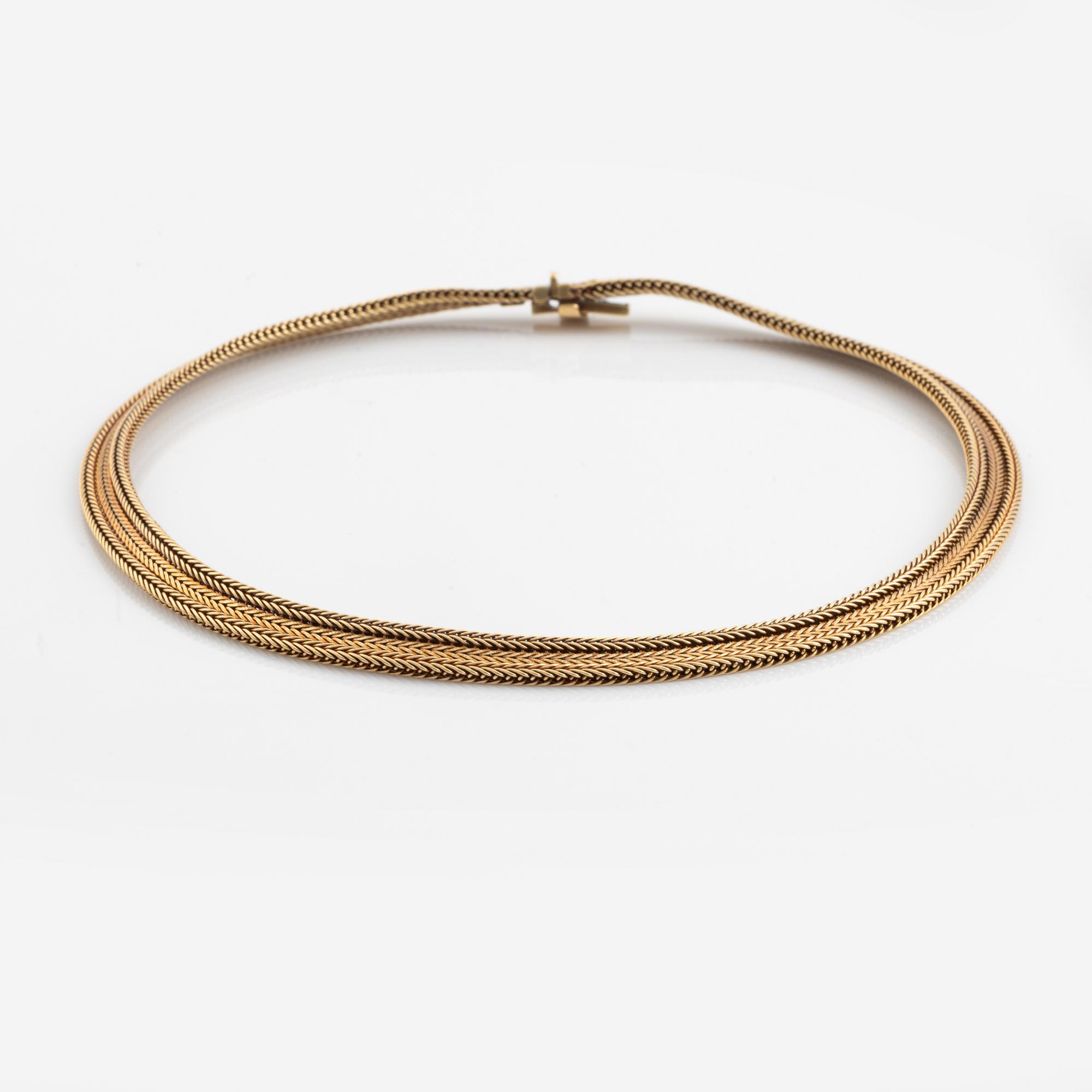Collier 18K guld.