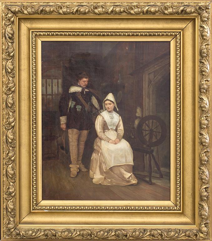 WILLIAM ANSTEY DOLLAND, oil on canvas, signed.