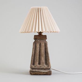 IRMA YOURSTONE, bordslampa, keramik, 1900-talets andra hälft.