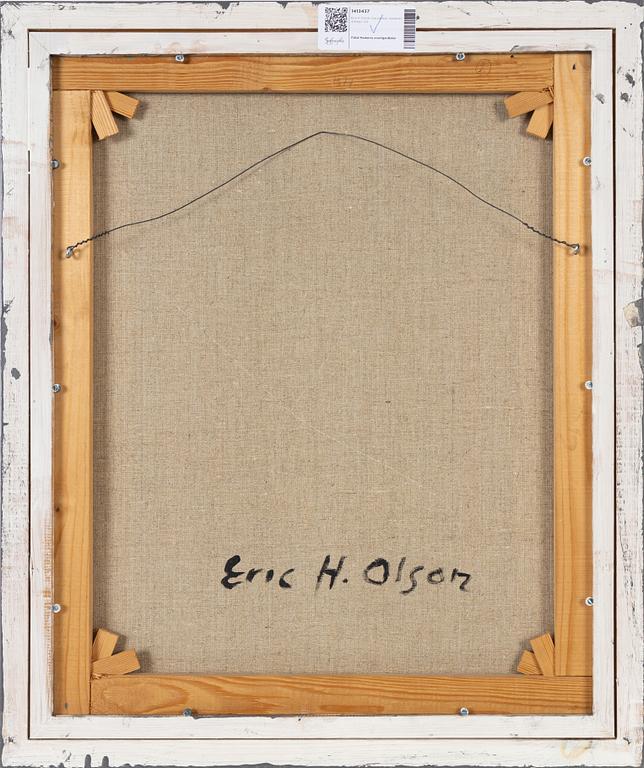 Erik H Olson, acrylic on canvas, signed on verso.