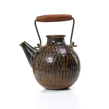 Stig Lindberg, Teapot, stoneware, Gustavsberg Studio.