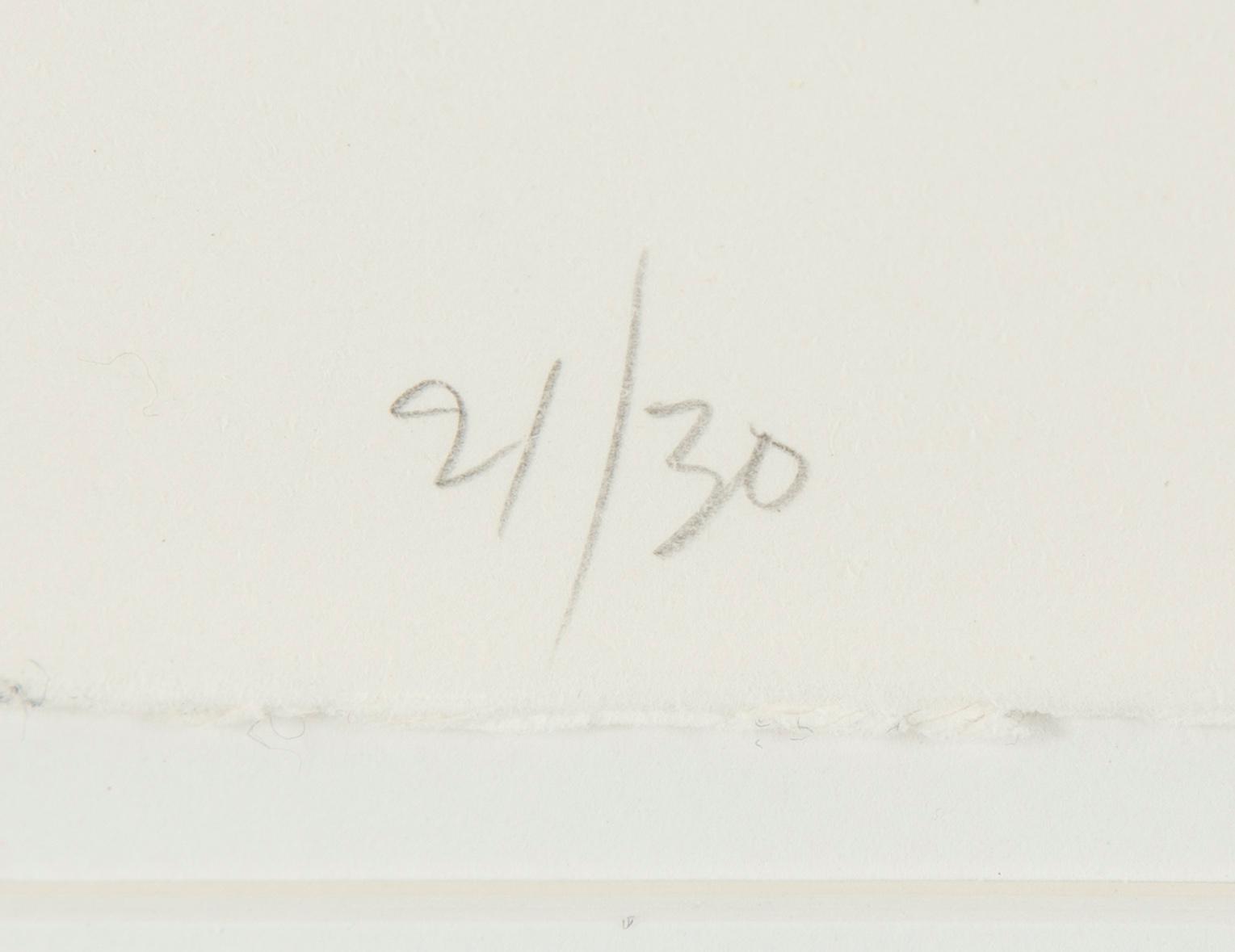 SAM FRANCIS, lithograph, signed and numbered 21/30.