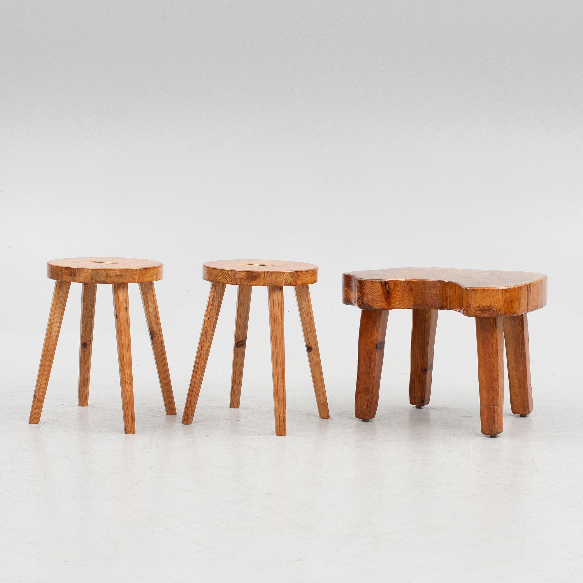 Pallar, 3 st, 1900-talets andra hälft.