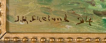 John Rafael Ekelund, Trädgårdsvy.