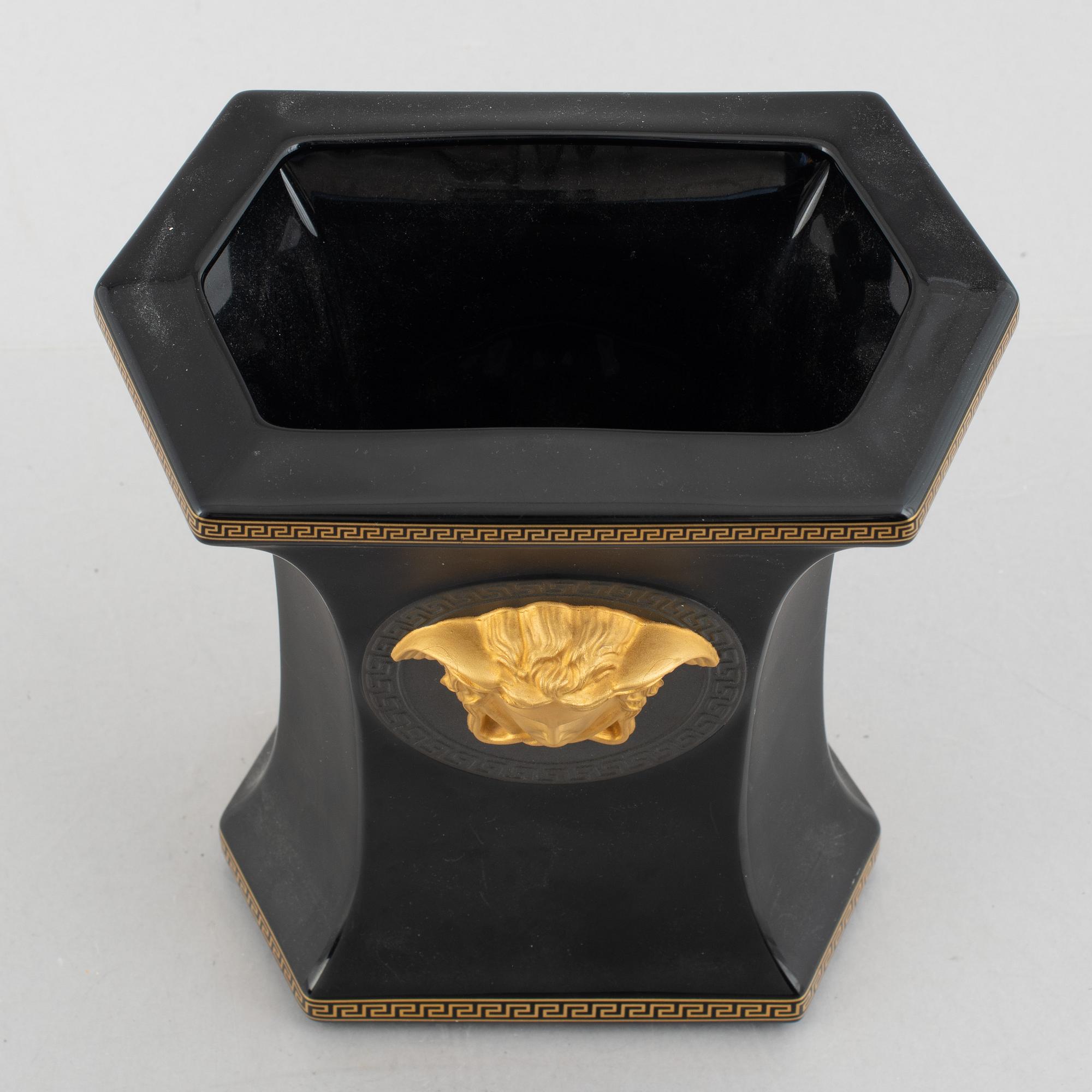 Versace, a 'Gorgona' porcelain vase, for Rosenthal.