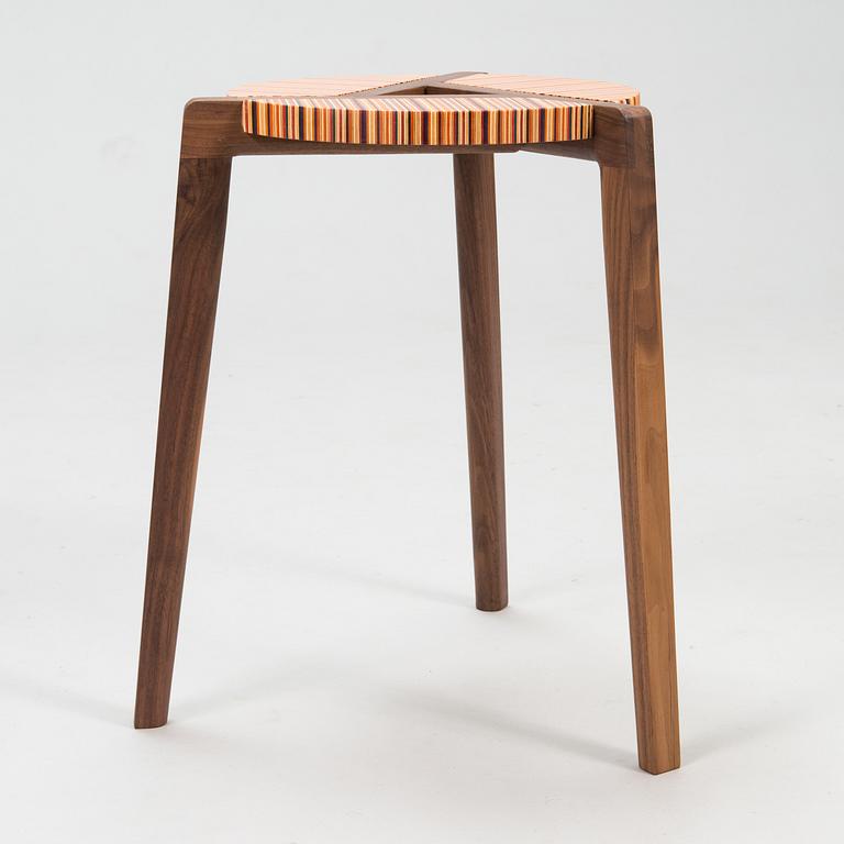 ALEKSI PUUSTINEN, Stool, signed and numbered.