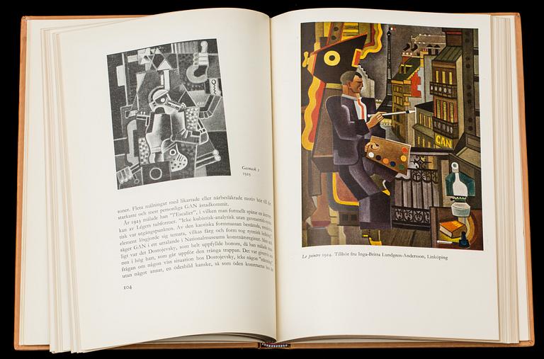 BOK, "Gösta Adrian-Nilsson" av Nils Lindgren, Rabén & sjögren 1949. Numrerad upplaga Nr 69.