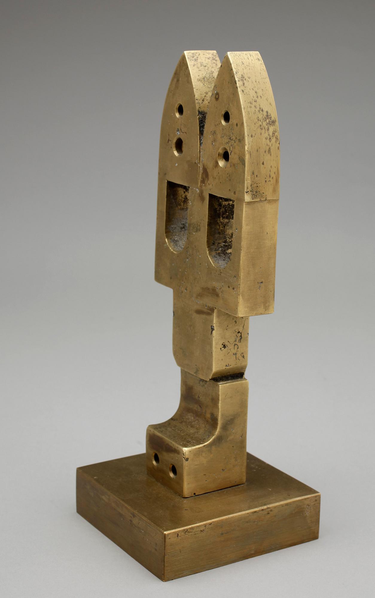 EDUARDO PAOLOZZI. Skulptur. Mässing/Brons,