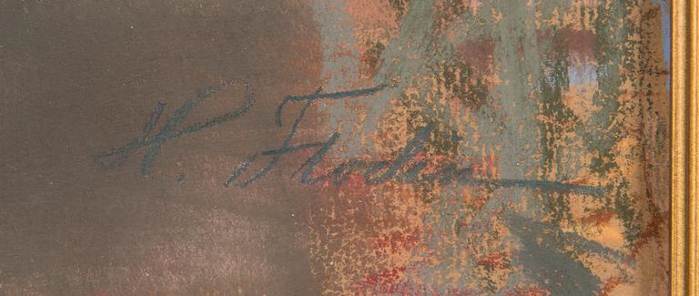 Hilda Flodin, Porträtt av en dam (Troligen Självporträtt).