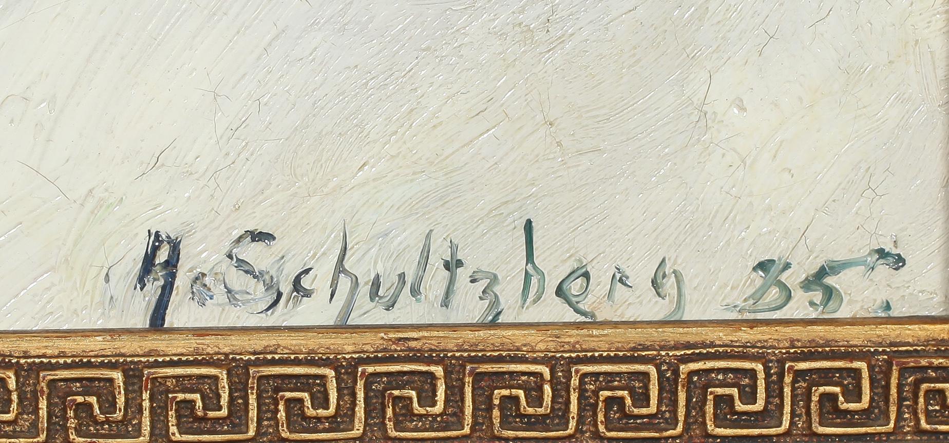 ANSHELM SCHULTZBERG, olja på duk, signerad och daterad 85.