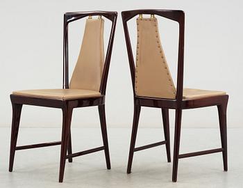 MATGRUPP, 7 delar, trä och glas, 1900-tal.