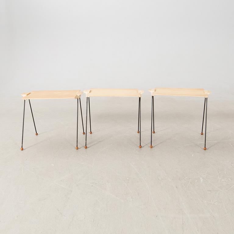 Sidobord/TV-bord 3 st 1900-talets andra hälft.