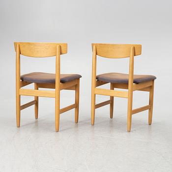 Børge Mogensen, eight "Öresund" chairs, Karl Andersson & Söner, Sweden, second half of the 20th century.