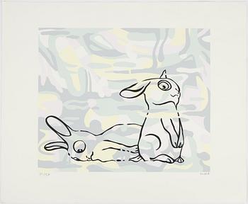 Marianne Lindberg De Geer, silkscreen in colours, signed 81/90.