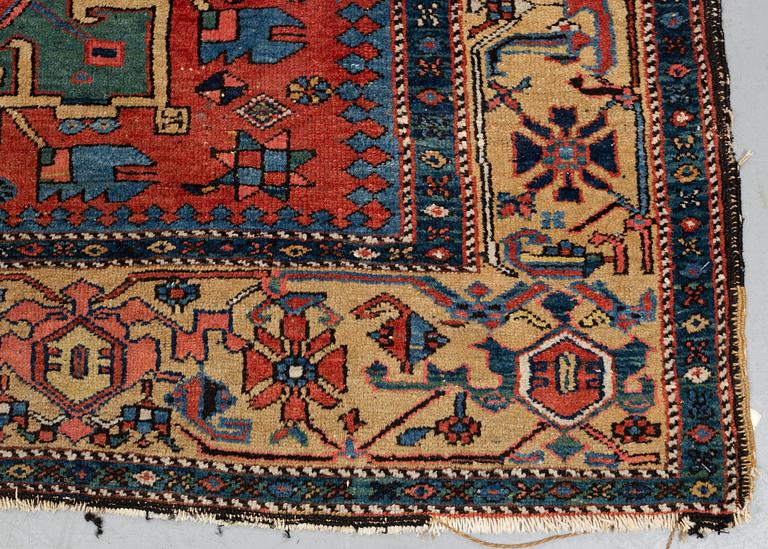 A rug, semi-antique Karadja, ca 216 x 140-144 cm.