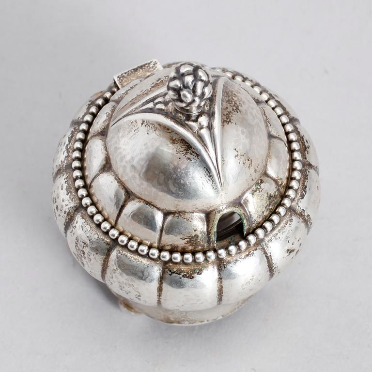 SALTKAR, silver, Georg Jensen, Köpenhamn, tidigt 1900-tal.