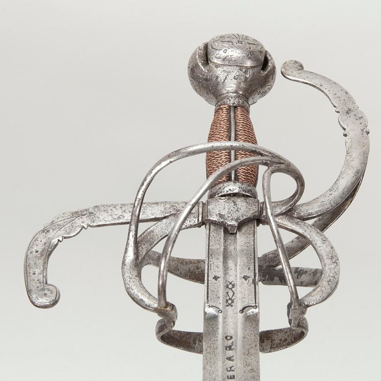 VÄRJA, renässans 1580-tal, järn, märkt Andrea Ferraro.