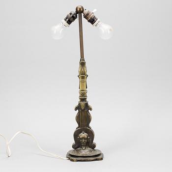 BORDSLAMPA, art deco, 1930-tal.
