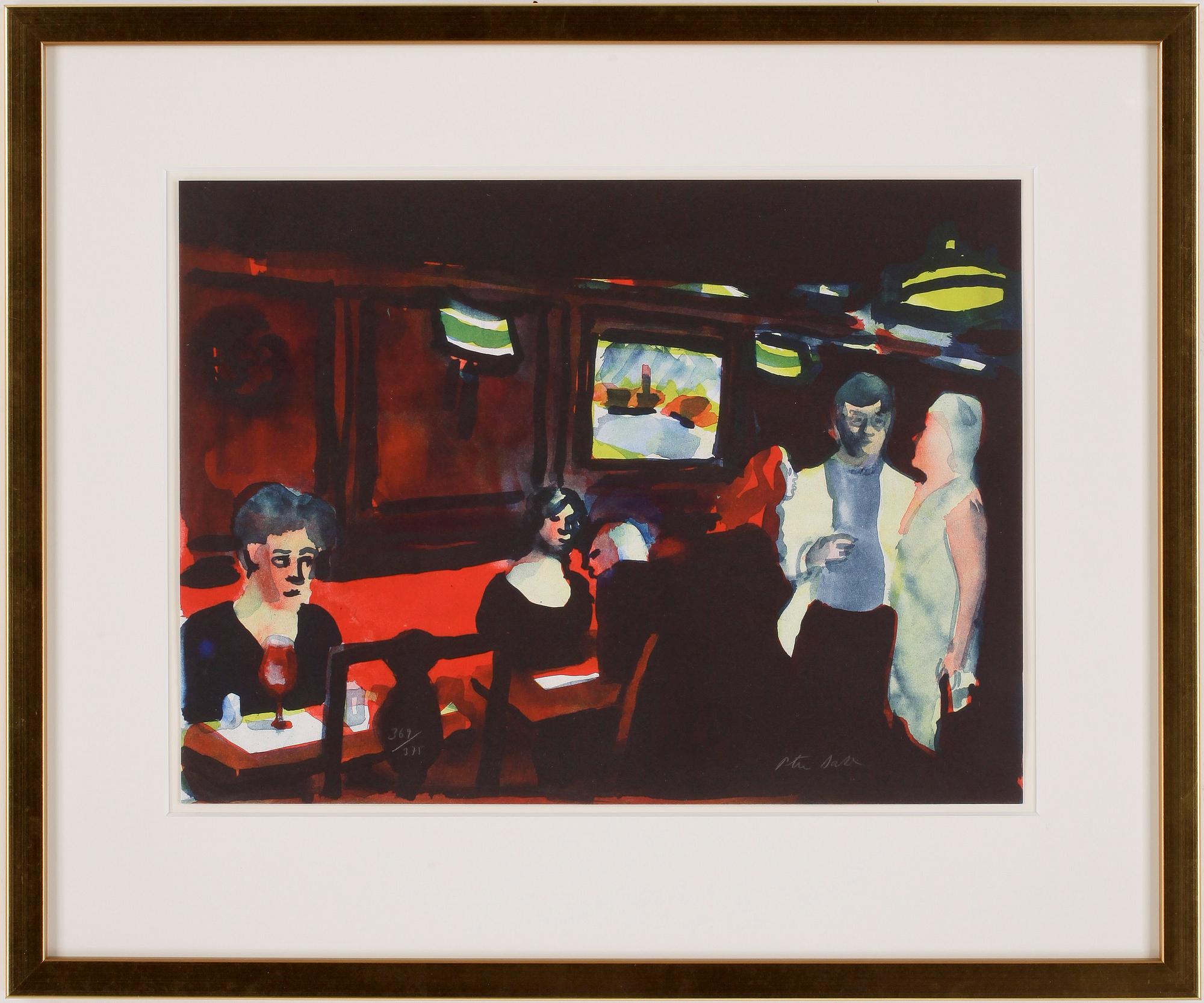 PETER DAHL, litografi, signerad o numrerad 369/375.