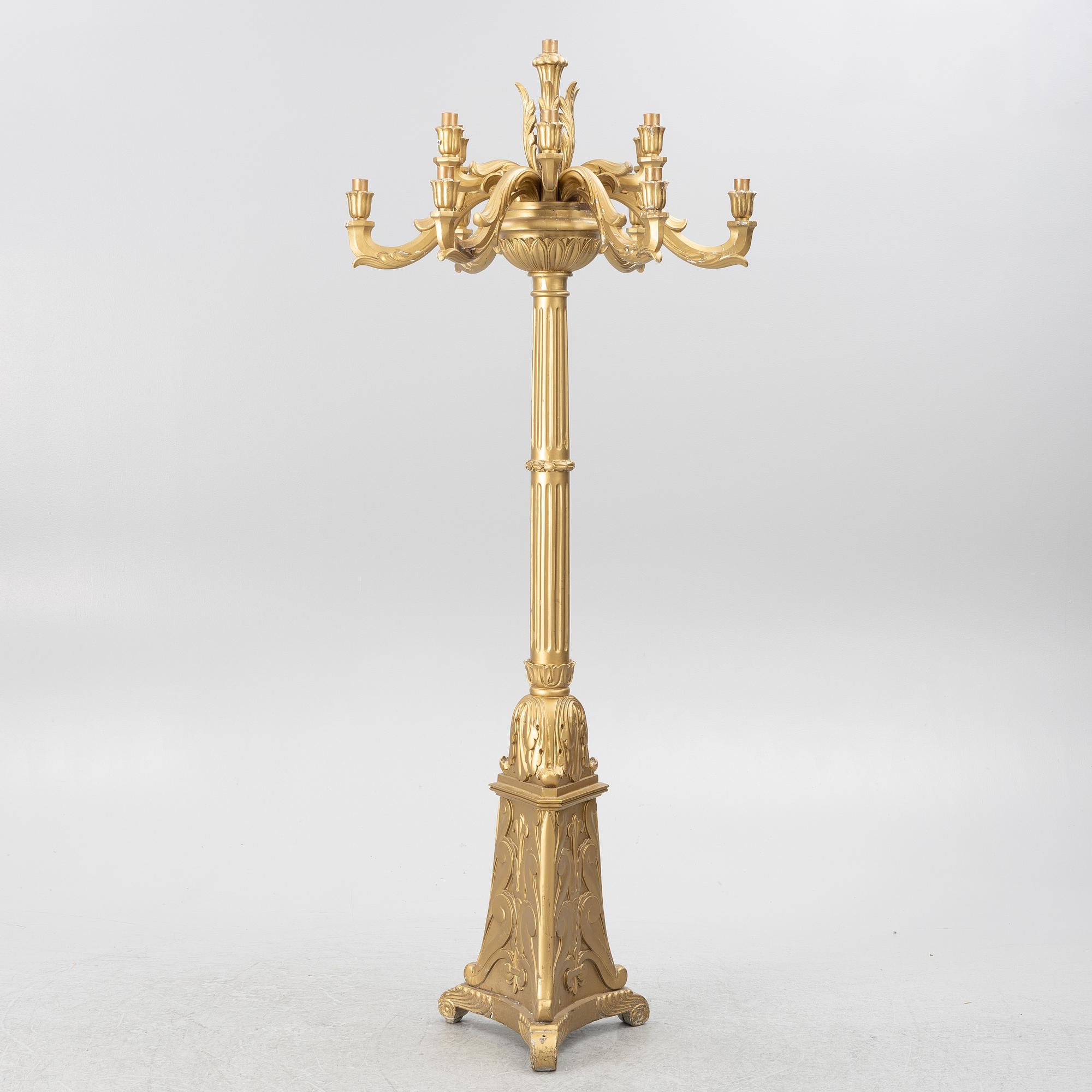 Golvkandelaber, 1800-tal.