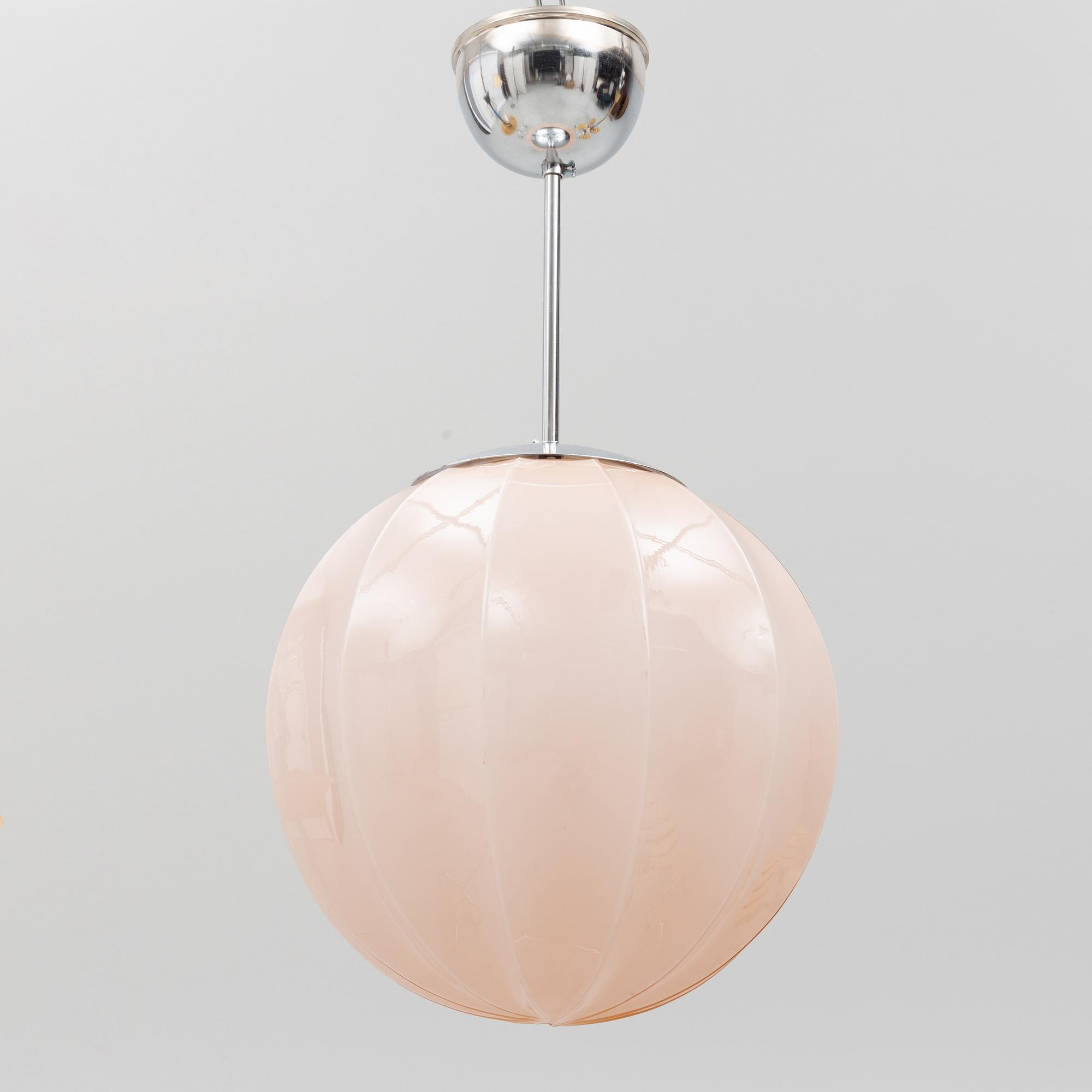 Ceiling lamp, 1940s/50s.