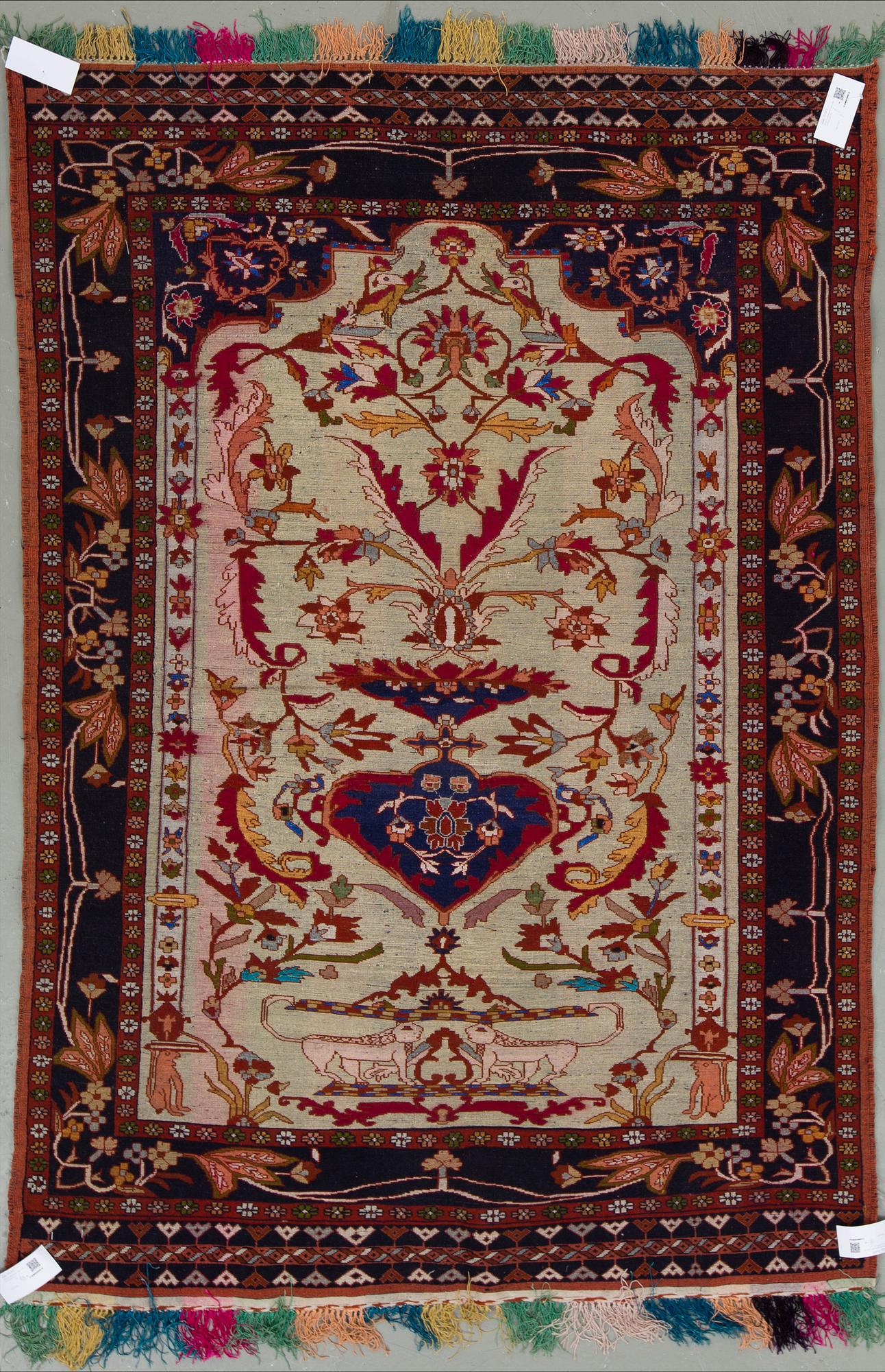 MATTA, Khorasan, part silk. Ca 170x120 cm.