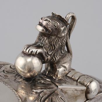 STOP, barockstil, importstämplar, 1900-talets andra kvartal. Vikt 884 g.