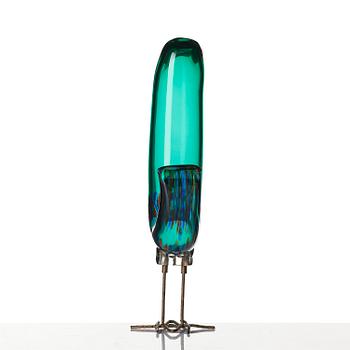 Alessandro Pianon, a "Pulcino" glass sculpture of a bird, Vetreria Vistosi, Italy, 1960s.