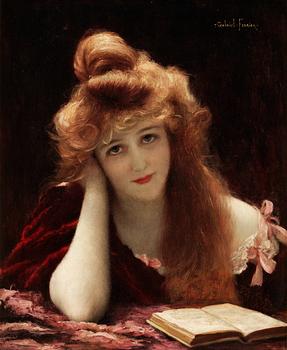 Gabriel Ferrier, Girl reading.