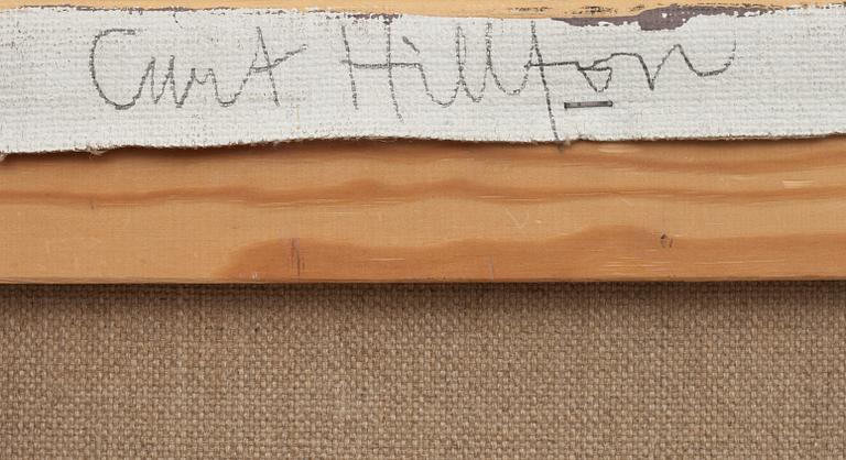 CURT HILLFON, olja på duk, a tergo signerad.