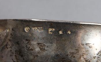 SOPPSLEV, silver, otydl stämplar, 1800-tal.