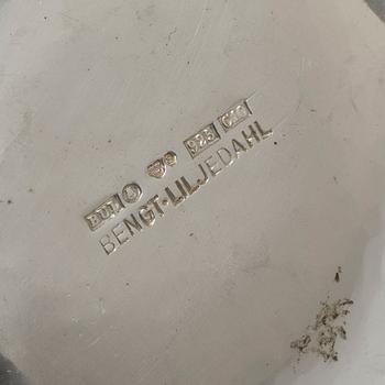 Bengt Liljedahl, skål, sterling silver, Stockholm 1977.