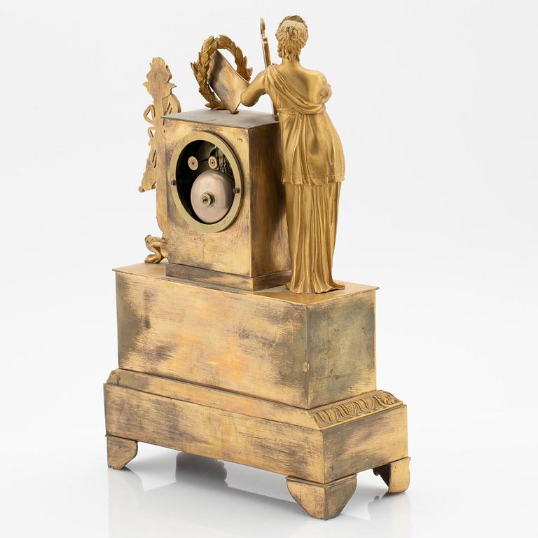 Table pendulum clock, Empire, France, 19th century.