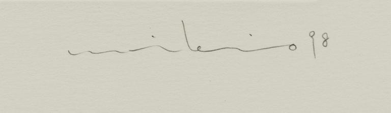 5 PRINTS BY MIKIO WATANABE, POEMS by HUGUES ANDRÉ.