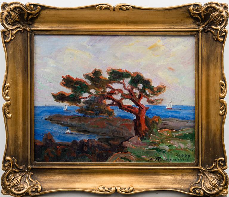 JALMARI RUOKOKOSKI, oil on canvas, signed and dated 1929.