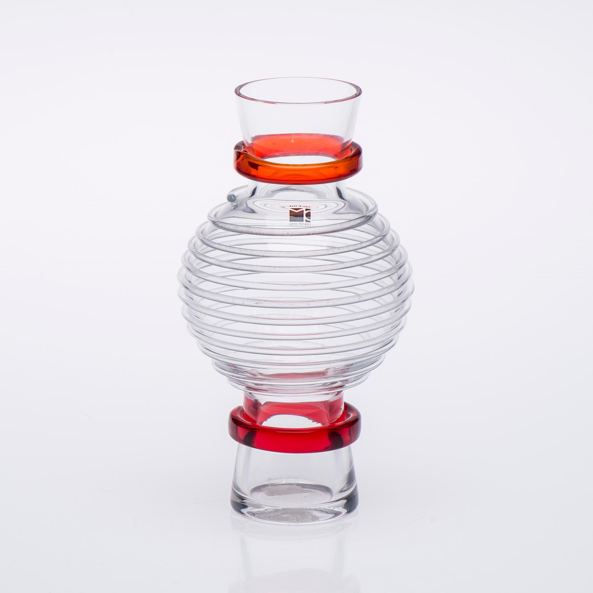 VAS, glas, "Centau" signerad Giovanni Moretti, för Carlo Moretti, Murano, Italien 2011.