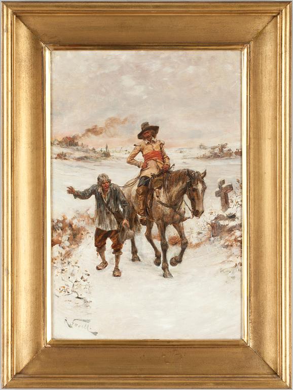 ROBERT FORELL, olja på duk. Sign.