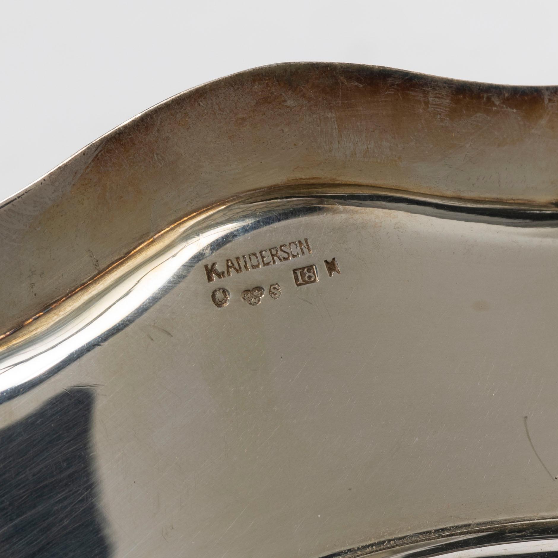 Dishes, 6 pcs, silver, Sweden, first half of the 20th century.