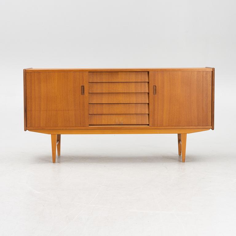 A teak-veneered sideboard, 1950's/60's.