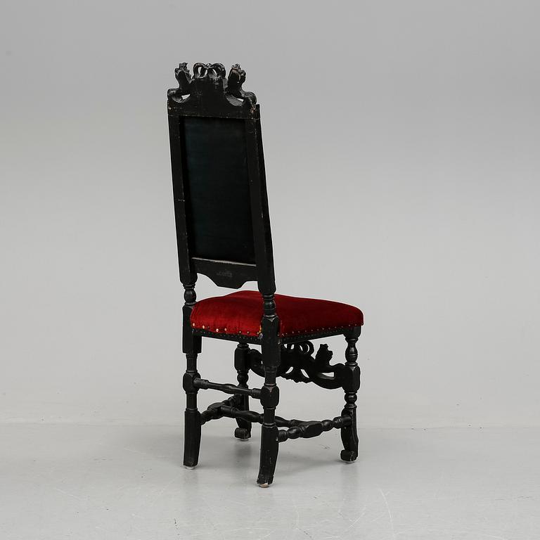 STOL, barockstil, omkring sekelskiftet 1900.