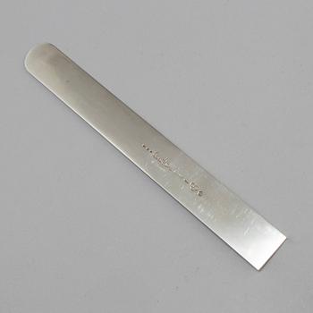 WIWEN NILSSON, 
a sterling silver letter opener, Lund 1966.