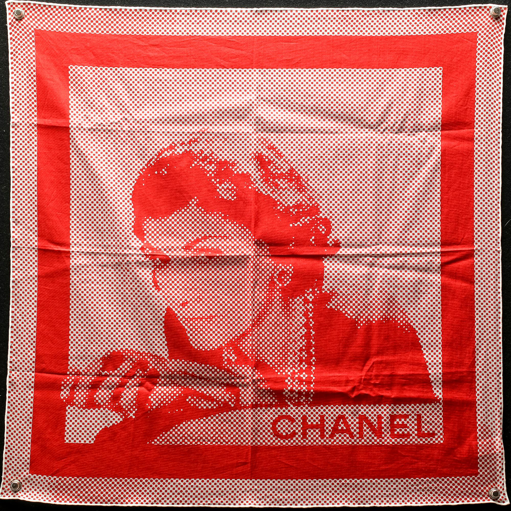 SCARF, bomull, Chanel.