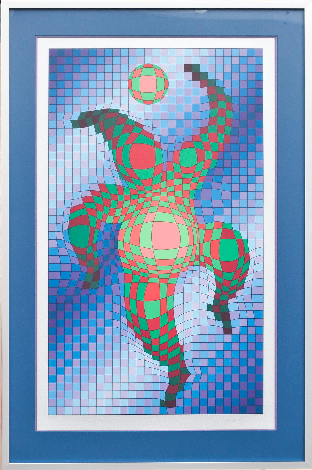 VICTOR VASARELY, färgserigrafi, signerad och numrerad 179/275.
