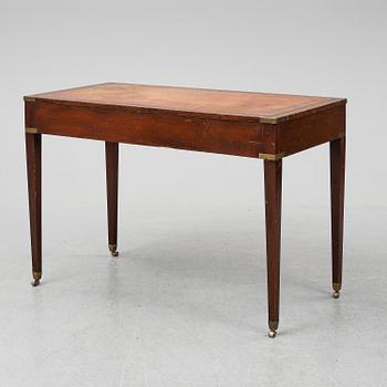 SKRIVBORD, mahogny, England, 1800-talets slut.
