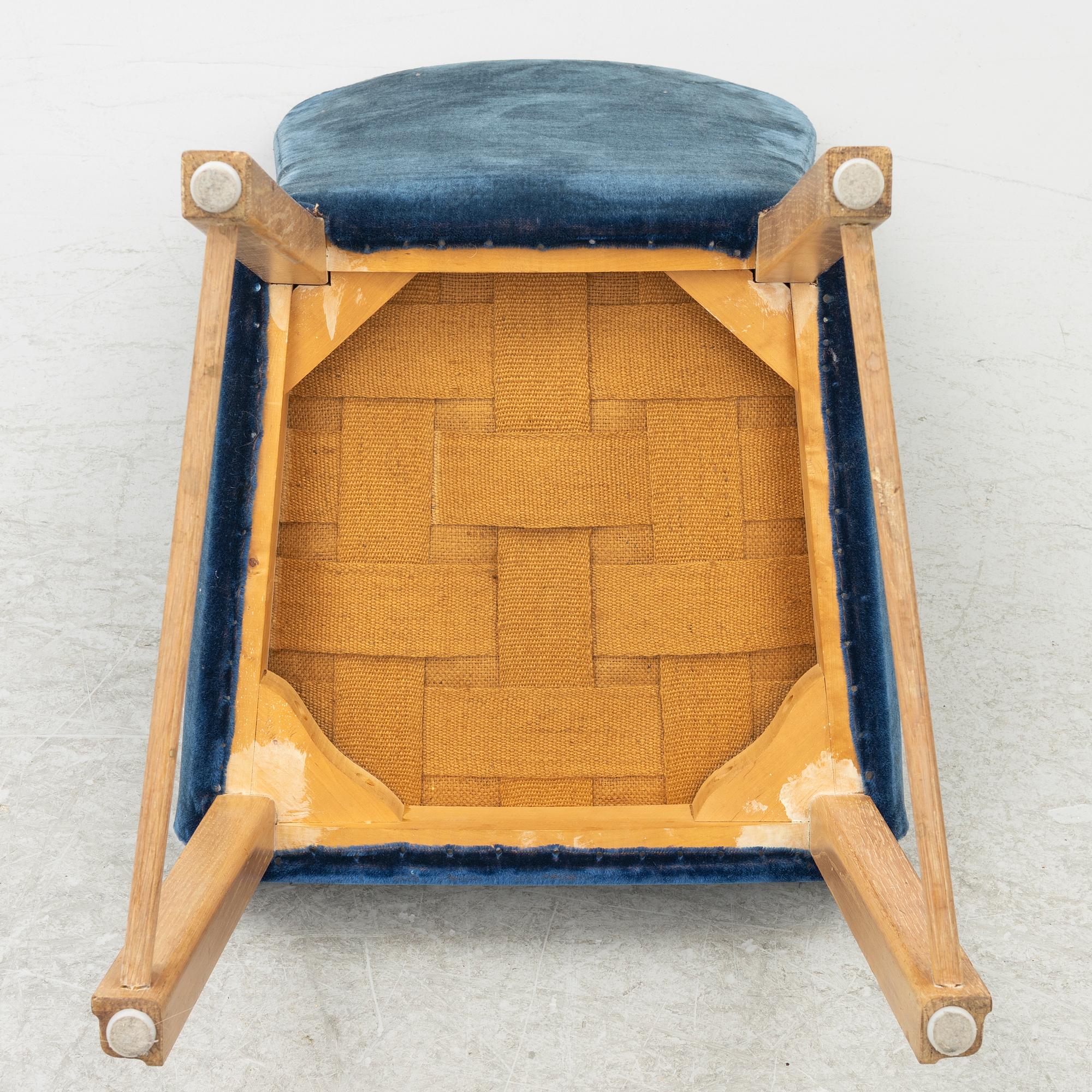 Swedish Modern, stolar, fyra stycken, 1940-tal.