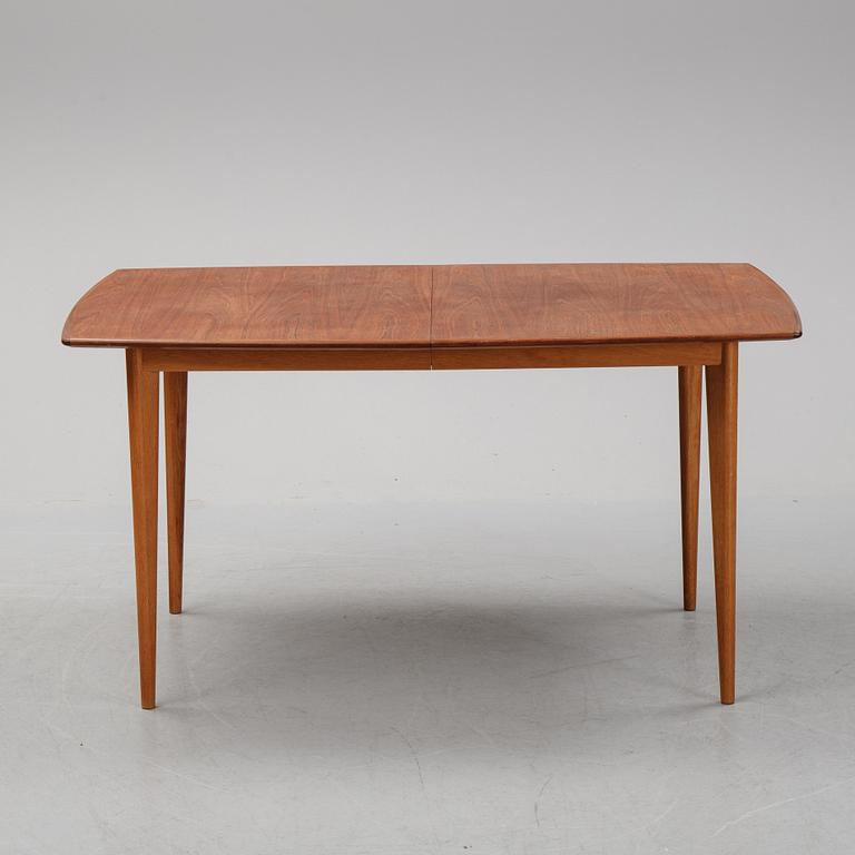 A 1950's/60's teak dining table from Jo Carlson, Vetlanda.